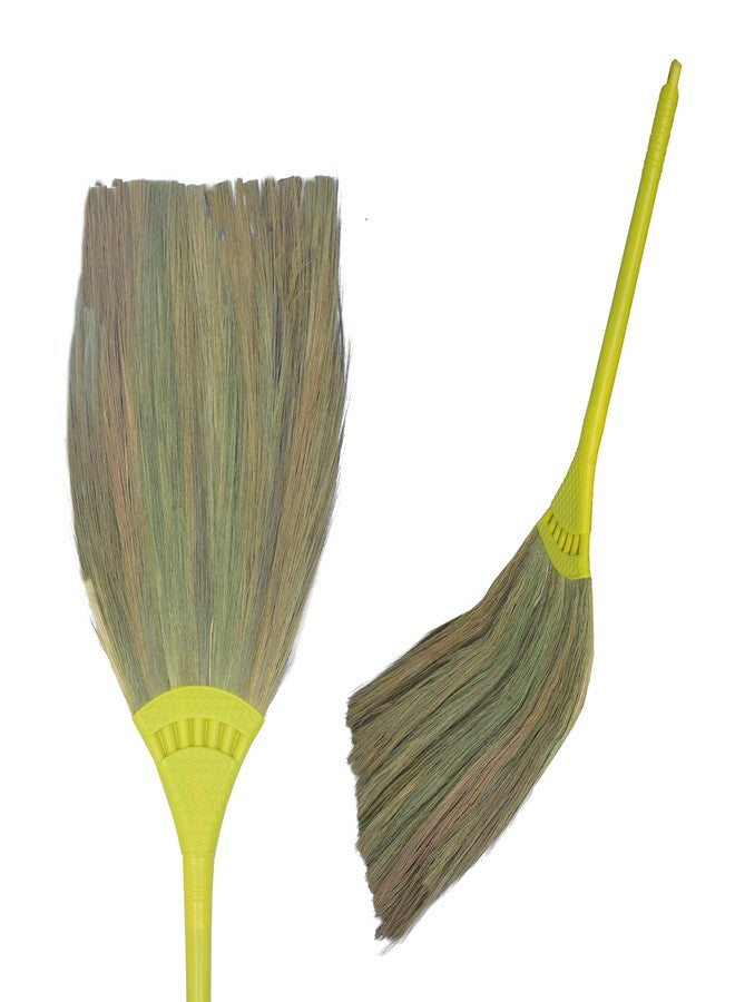 UMD Pack Of 1 Pcs Dustfree 7D Exxxtra Wide Broom Natural Grass Floor Broom Jadoo, Dusting, Sweeping, Jhadu Marne Wala - Image 1